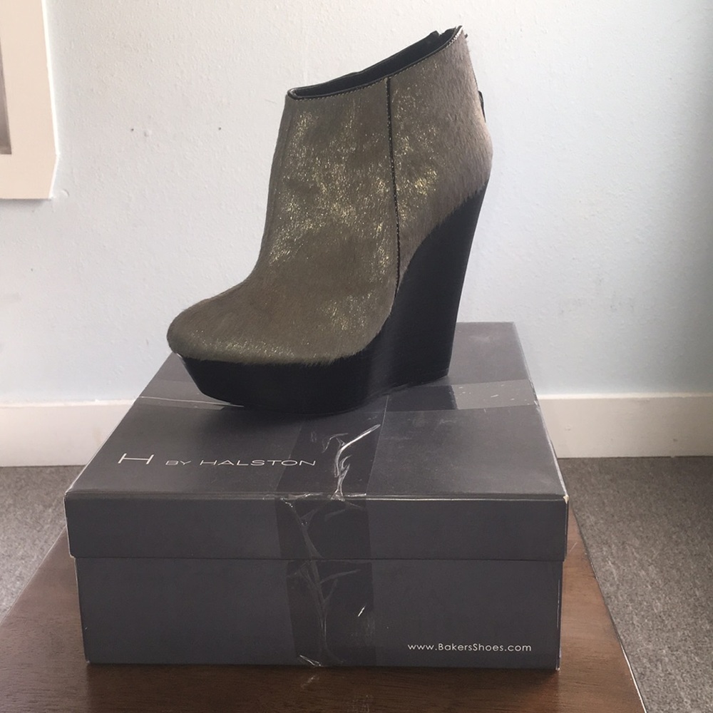 Gray boots